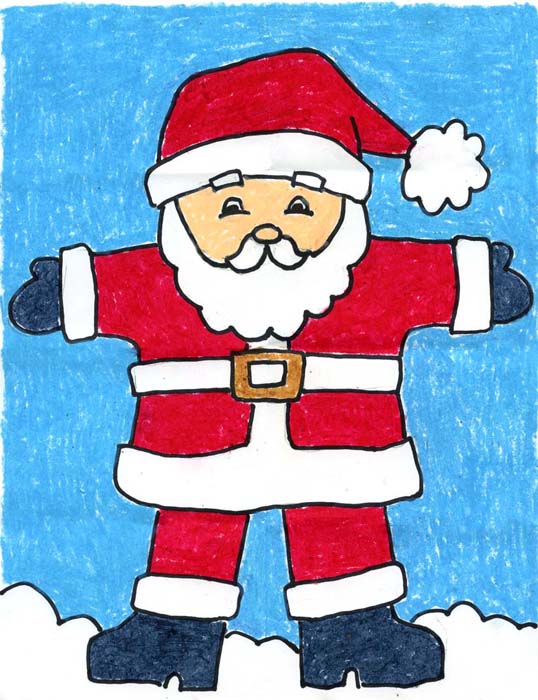 Santa Claus Images for Drawing
