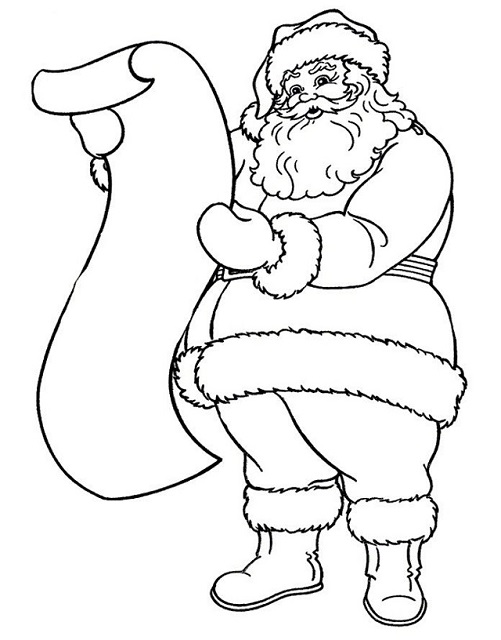 Santa Claus Pictures to Draw