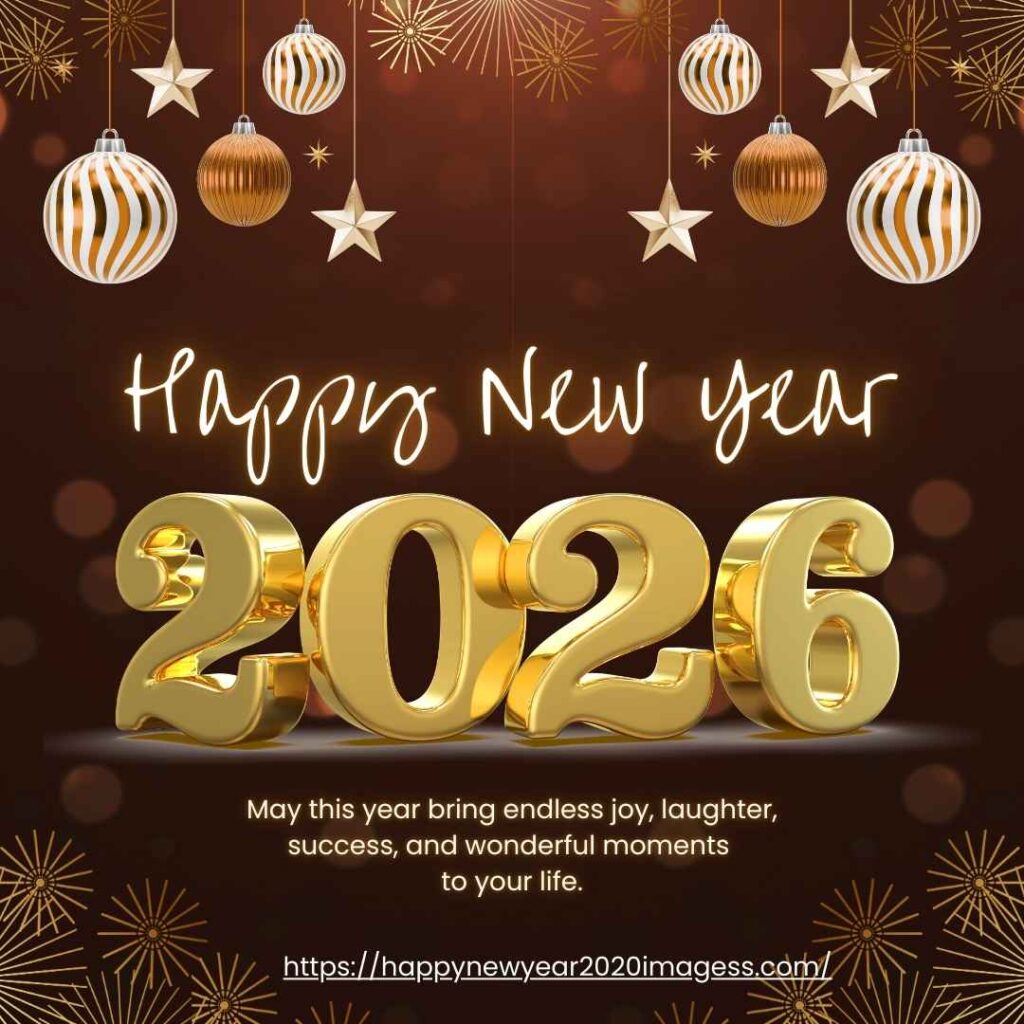 Happy New Year 2026 HD Wallpaper